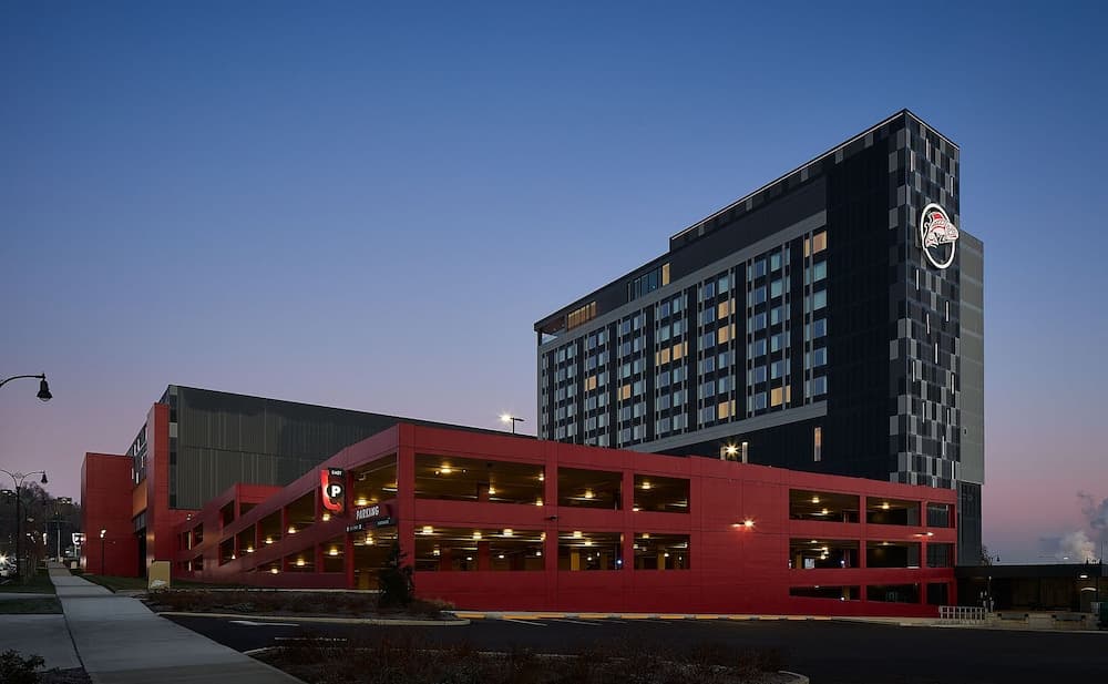 Emerald Queen Hotel and Casino - Tacoma featured exterior or lobby in Tacoma, WA — similar hotel