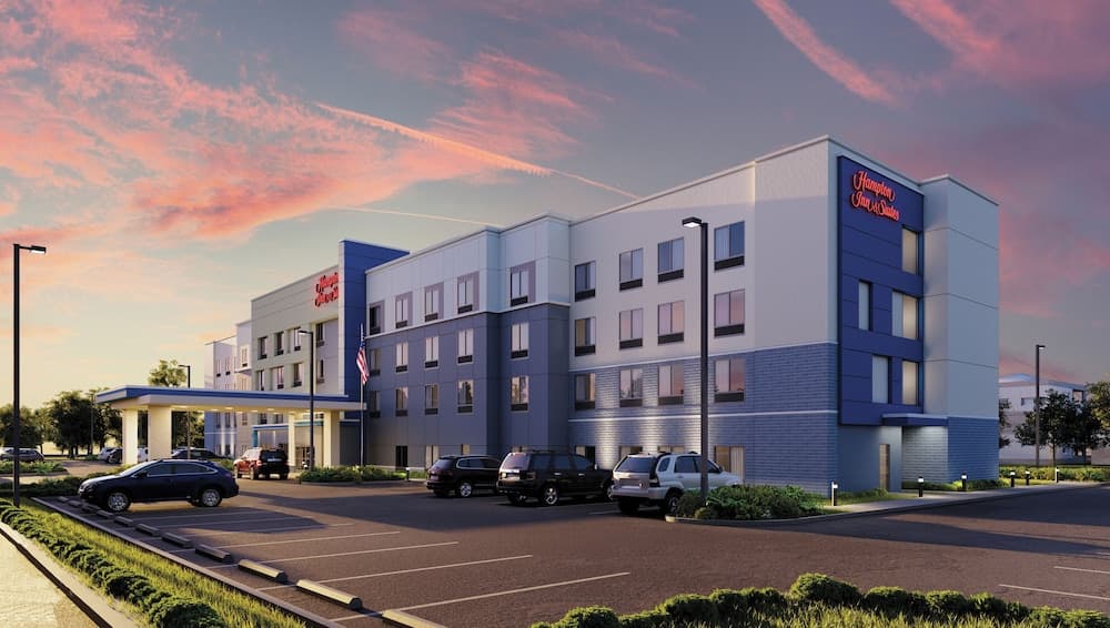 Hampton Inn & Suites By Hilton Long Island Farmingdale featured exterior or lobby in Farmingdale, NY — similar hotel
