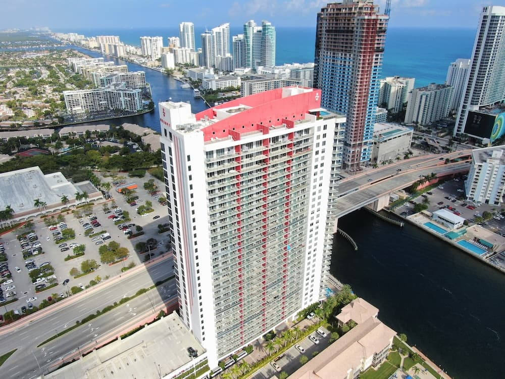 South Ocean Suites exterior or lobby in Hallandale Beach, FL — main listing photo