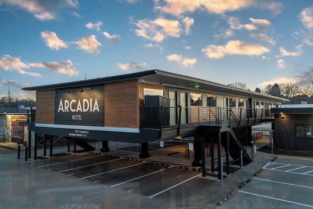 Arcadia Hotel featured exterior or lobby in Garden City, ID — similar hotel