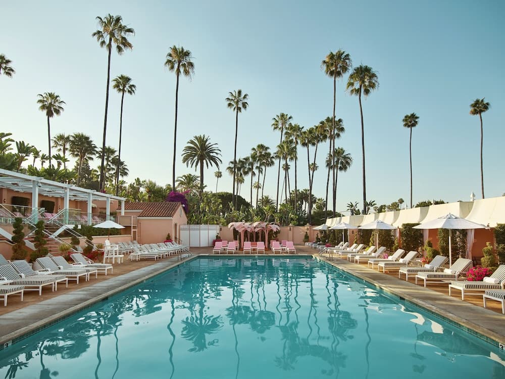 The Beverly Hills Hotel featured exterior or lobby in Beverly Hills, CA — similar hotel