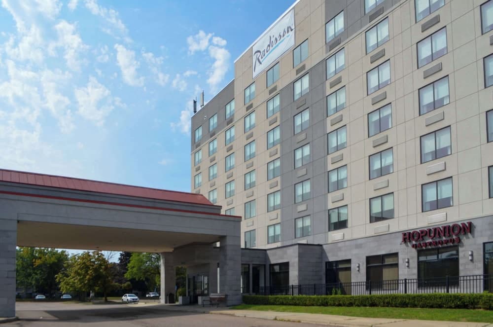 Radisson Hotel Detroit Metro Airport featured exterior or lobby in Romulus, MI — similar hotel