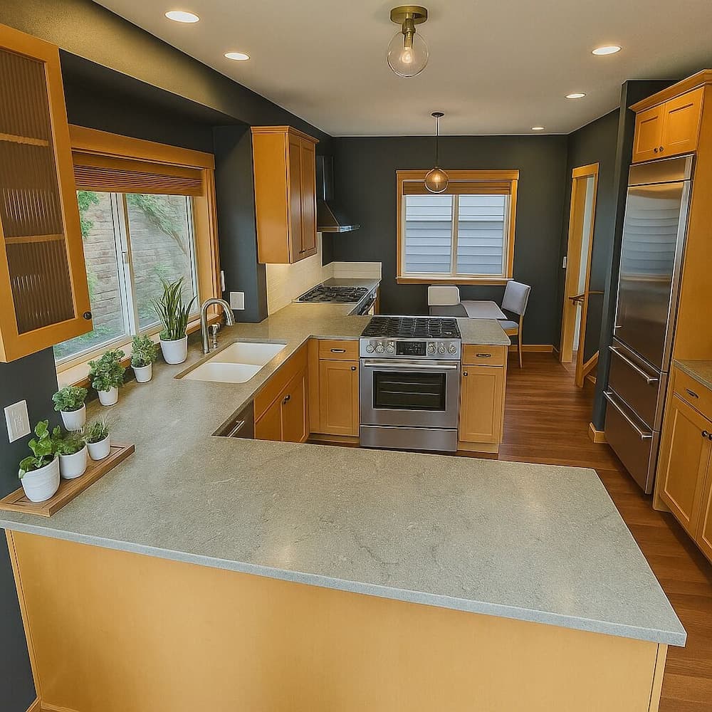 West Queen Anne Townhome interior in Seattle, WA — gallery photo 2