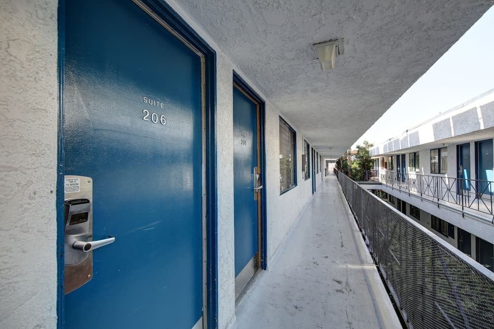 Tradewinds Hotel LAX Airport exterior or lobby in Inglewood, CA — main listing photo