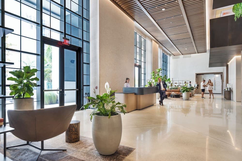Chic Downtown 1BR with Stunning Views featured exterior or lobby in Miami, FL — similar hotel