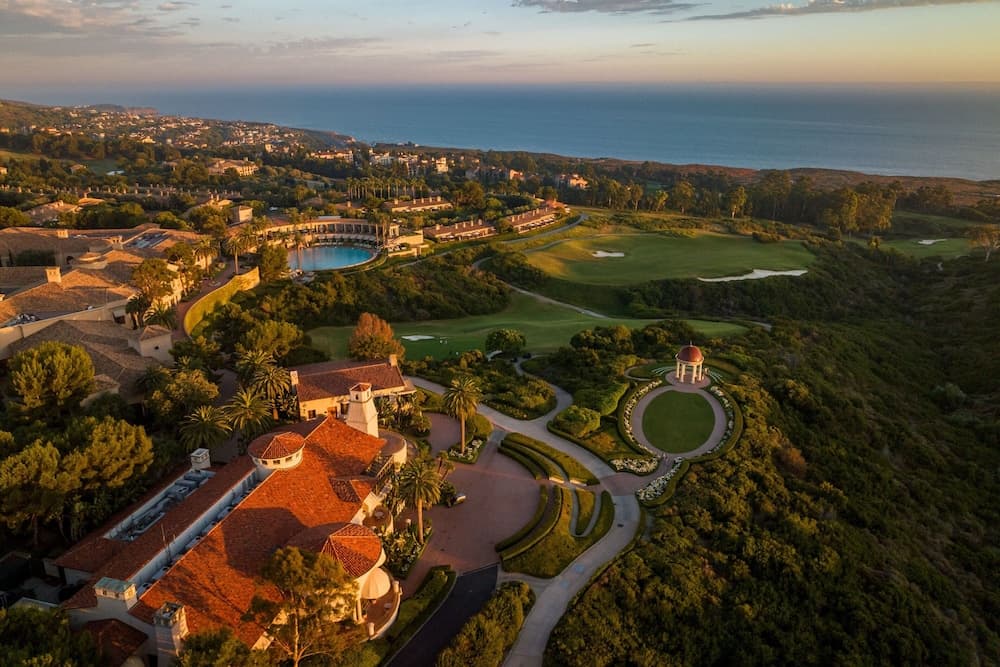 The Resort at Pelican Hill exterior or lobby in Newport Beach, CA — main listing photo