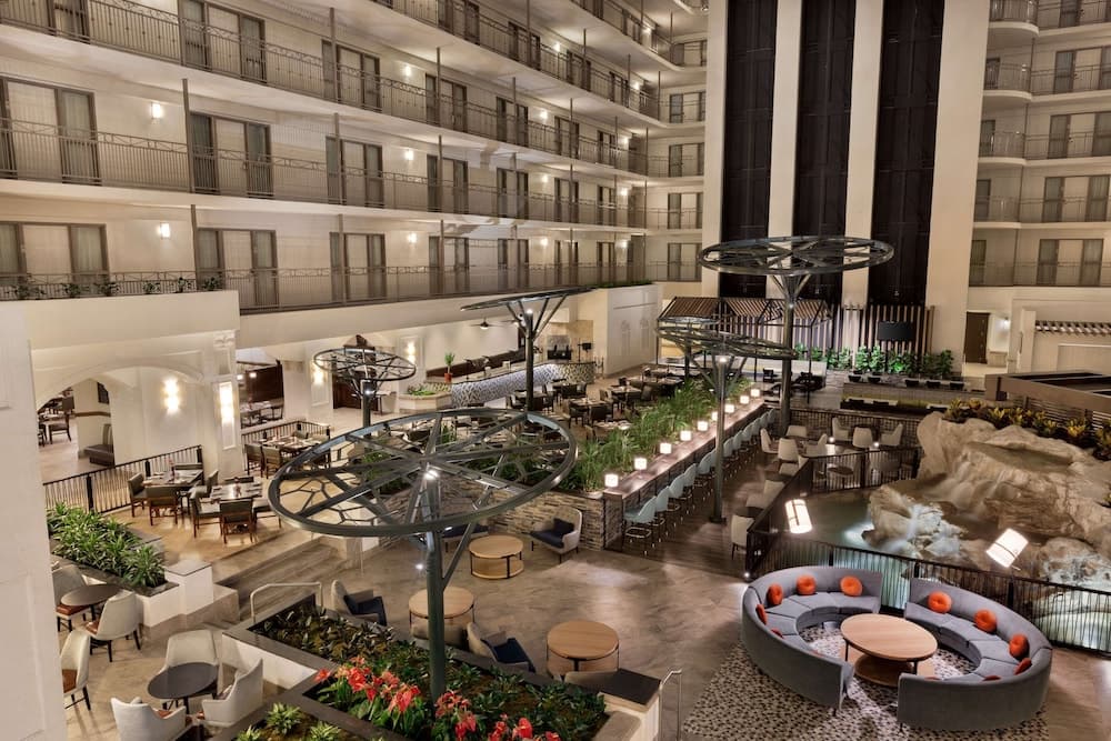 Embassy Suites by Hilton Dallas DFW Airport South featured exterior or lobby in Irving, TX — similar hotel