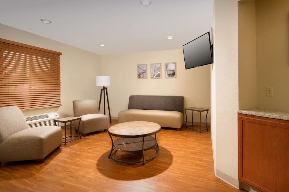 WoodSpring Suites Chicago Romeoville interior in Romeoville, IL — gallery photo 2