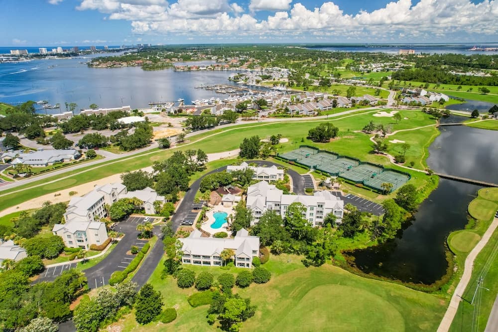 The Cay exterior or lobby in Panama City Beach, FL — main listing photo