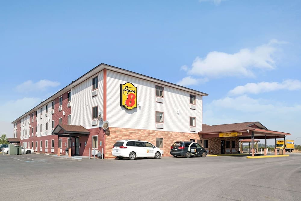 Super 8 by Wyndham Spokane/West featured exterior or lobby in Spokane, WA — similar hotel