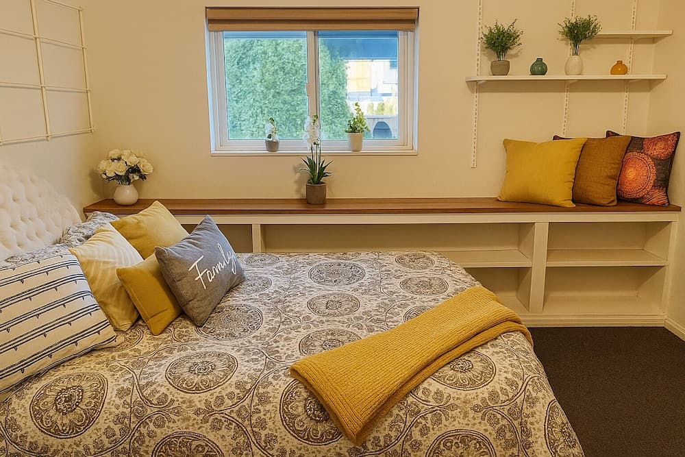 Master Suite with Fruitful Tree backyard interior in Seattle, WA — gallery photo 2