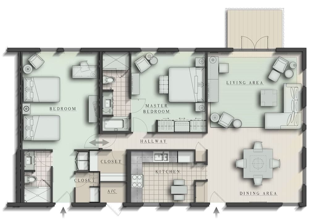 Bungalows at The Boca Raton interior in Boca Raton, FL — gallery photo 2