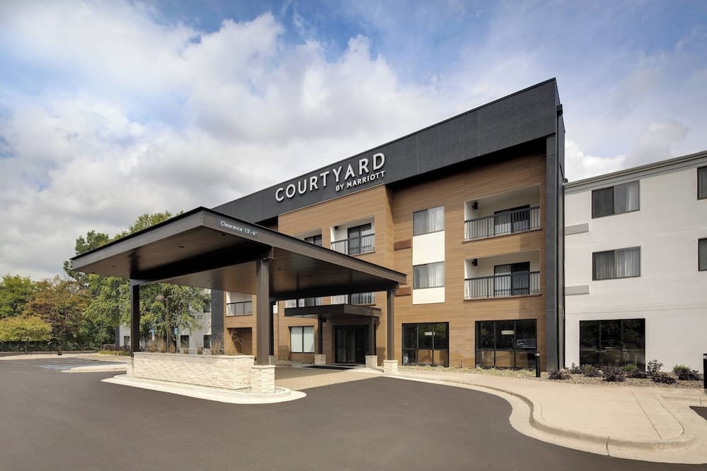 Courtyard by Marriott Grand Rapids Airport featured exterior or lobby in Grand Rapids, MI — similar hotel