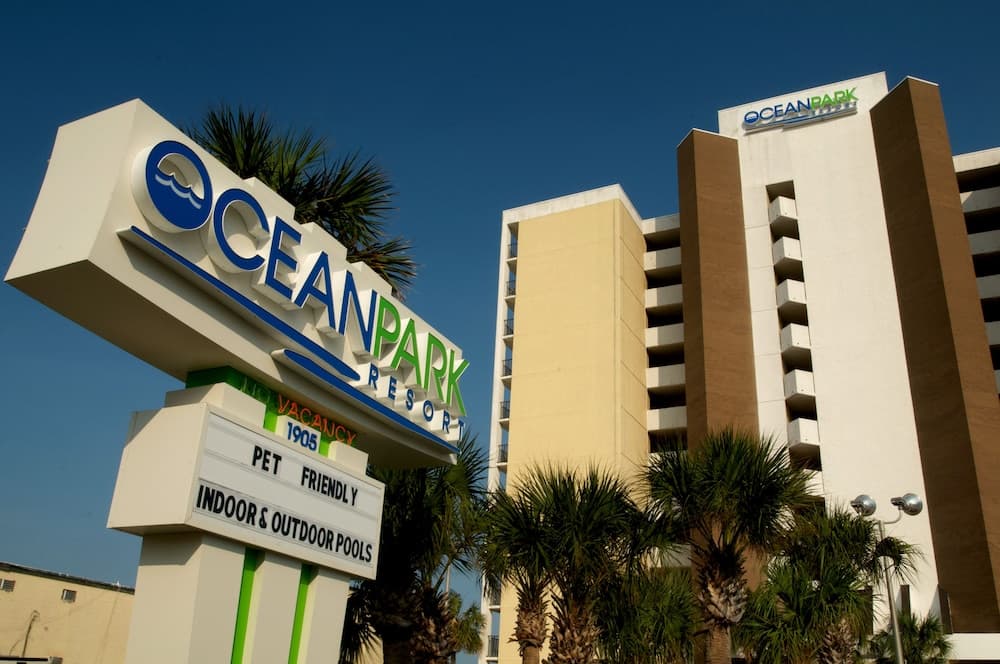Ocean Park Resort by Vacasa featured exterior or lobby in Myrtle Beach, SC — similar hotel