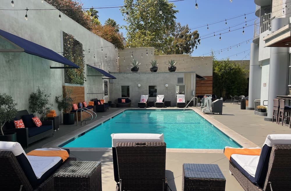 Hotel Angeleno featured exterior or lobby in Los Angeles, CA — similar hotel