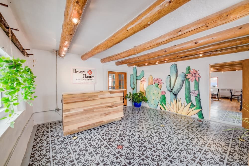 Desert Flower Boutique Hotel interior in Ranchos De Taos, NM — gallery photo 2