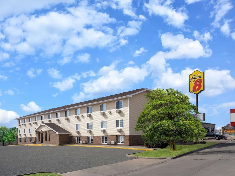Super 8 by Wyndham Clinton featured exterior or lobby in Clinton, IA — similar hotel