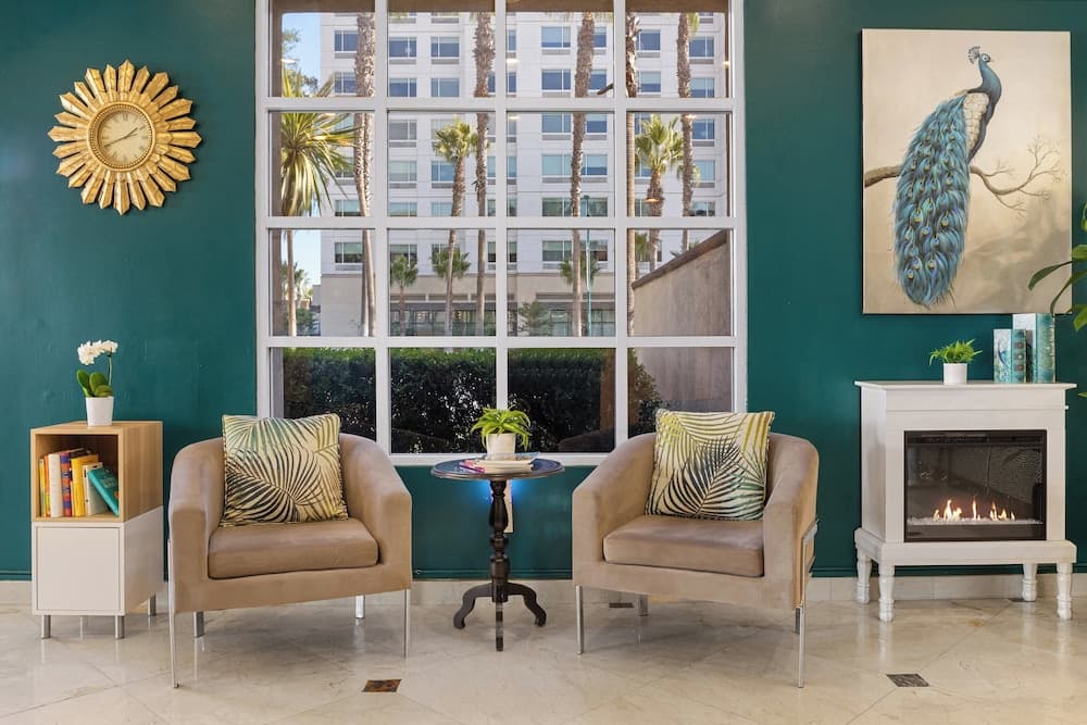 Peacock Suites property views in Anaheim, CA — gallery photo 3