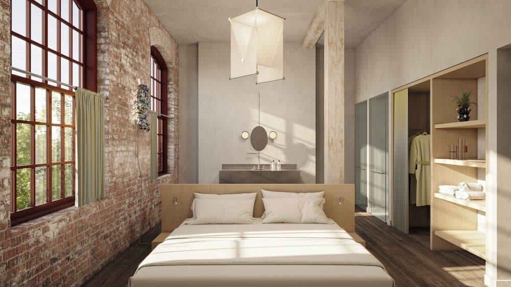 Pocketbook Hotel and Bath interior in Hudson, NY — gallery photo 2
