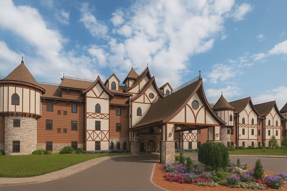 Dellshire Resort featured exterior or lobby in Wisconsin Dells, WI — similar hotel