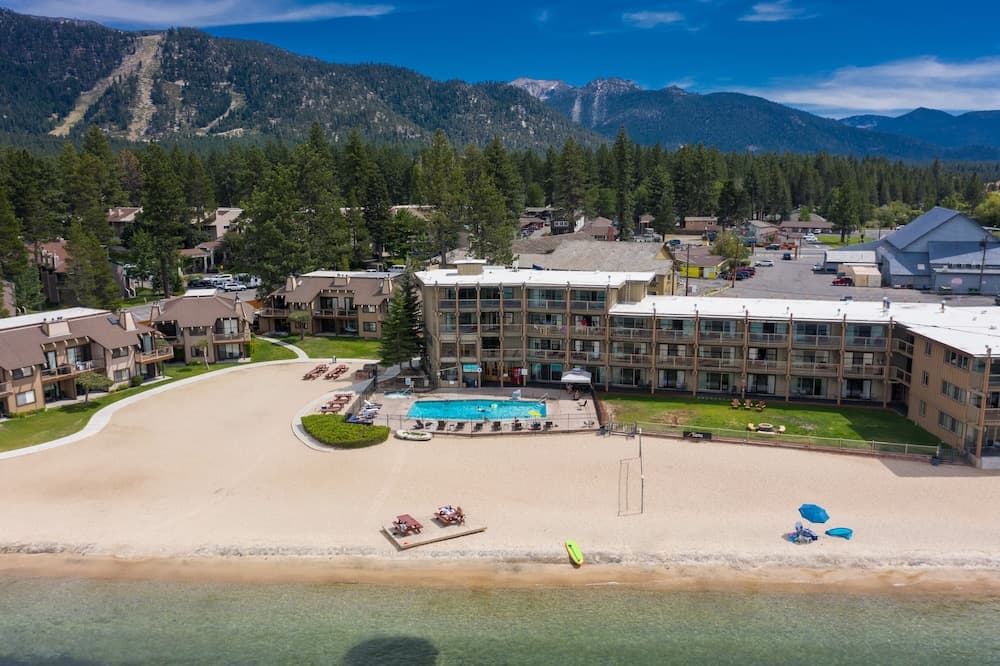Tahoe Lakeshore Lodge & Spa exterior or lobby in South Lake Tahoe, CA — main listing photo