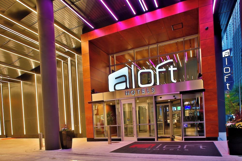 Aloft Chicago Mag Mile exterior or lobby in Chicago, IL — main listing photo