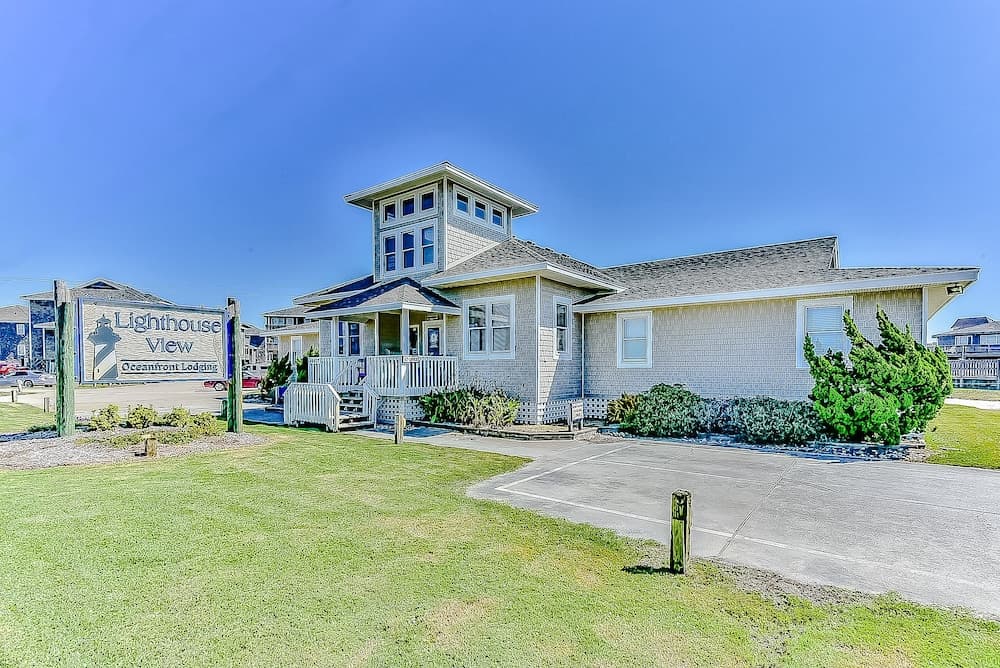 Lighthouse View Oceanfront Lodging featured exterior or lobby in Buxton, NC — similar hotel