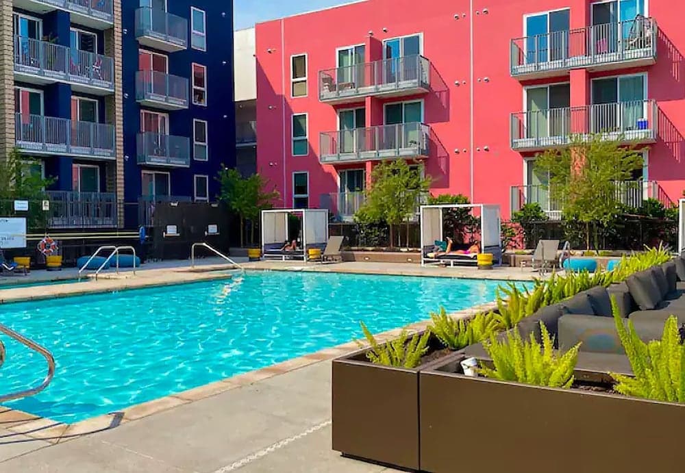 Stylish 1BR Family Apartment by Dtla featured exterior or lobby in Los Angeles, CA — similar hotel