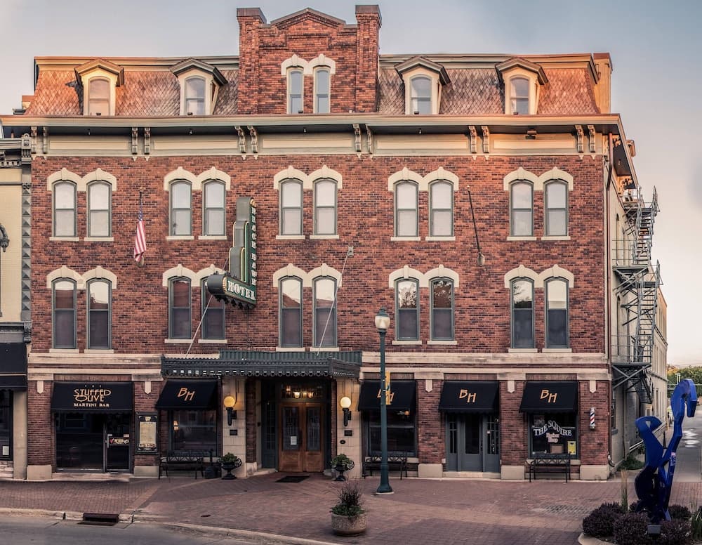 The Black Hawk Hotel featured exterior or lobby in Cedar Falls, IA — similar hotel