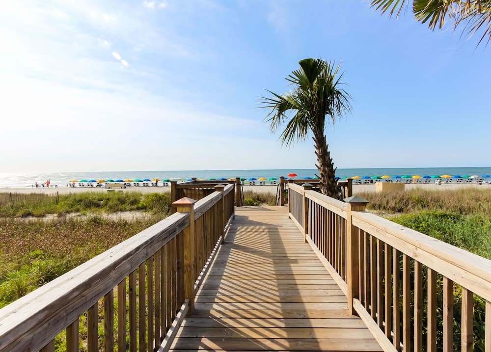 Schooner II Beach and Racquet Club property views in Myrtle Beach, SC — gallery photo 3