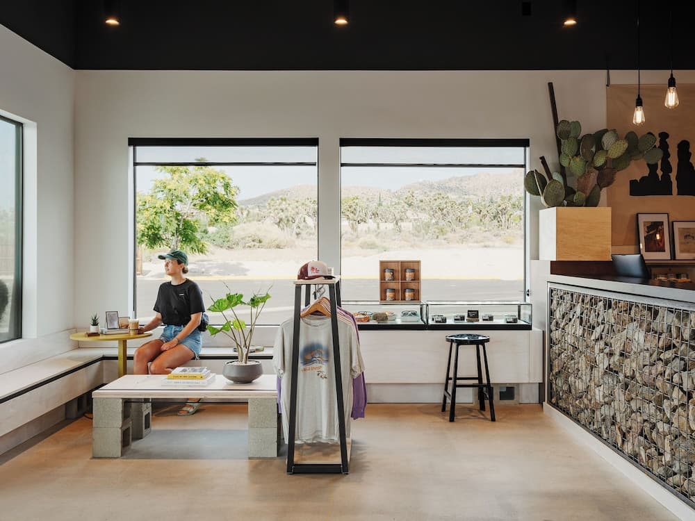 Field Station Joshua Tree property views in Yucca Valley, CA — gallery photo 3