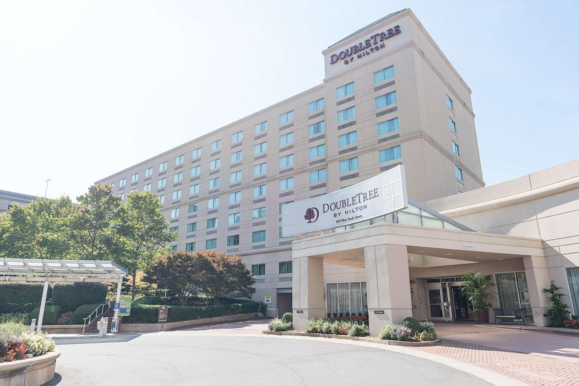 Doubletree by Hilton Charlotte Uptown exterior or lobby in Charlotte, NC — main listing photo