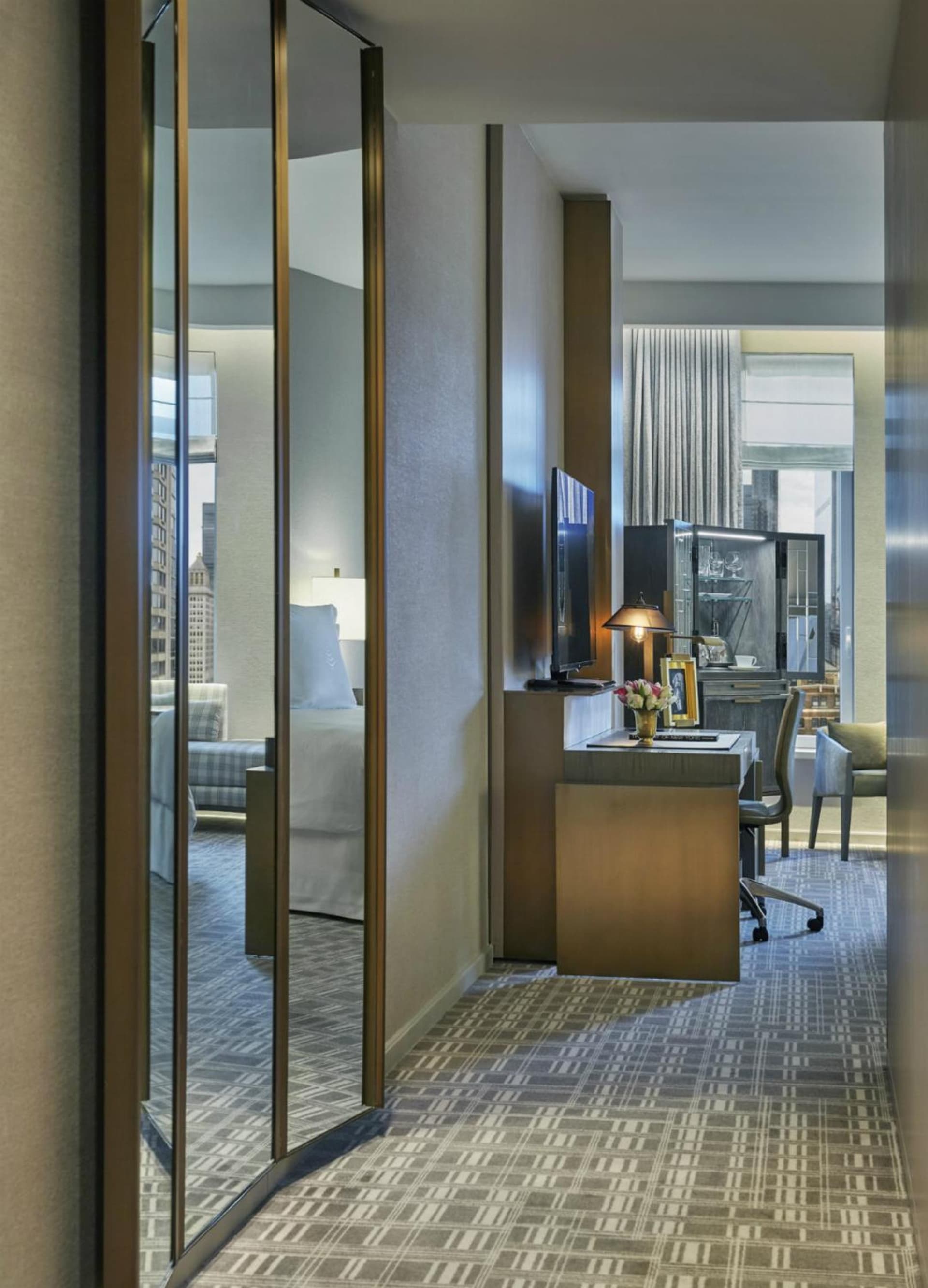 Manhattan Room with king bed at Four Seasons Hotel New York Downtown in New York, NY