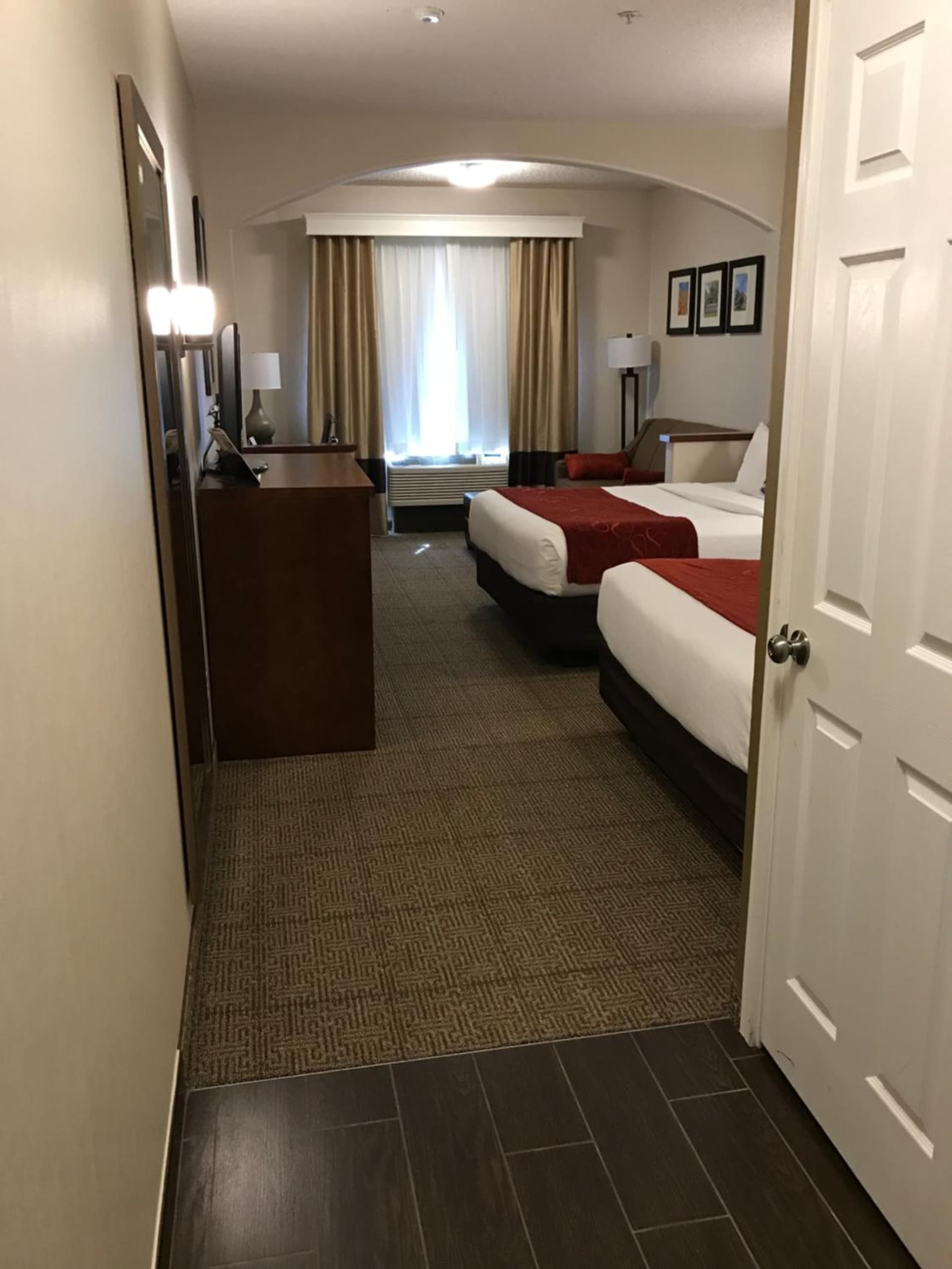 Queen Suite with Two Queen Beds - Non-Smoking at Comfort Suites Near Six Flags Magic Mountain in Stevenson Ranch, CA