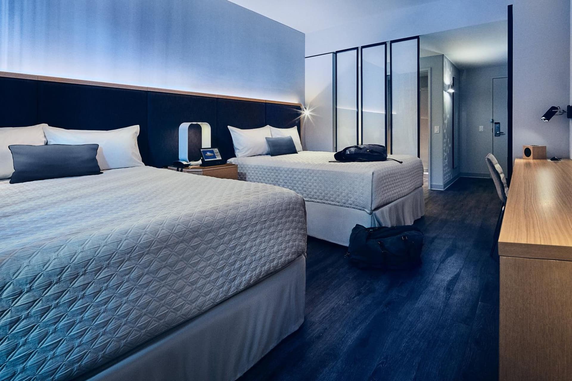 Queen Room with Two Queen Beds - Skyline View (Includes Early Park Admission*) at Universal's Aventura Hotel in Orlando, FL