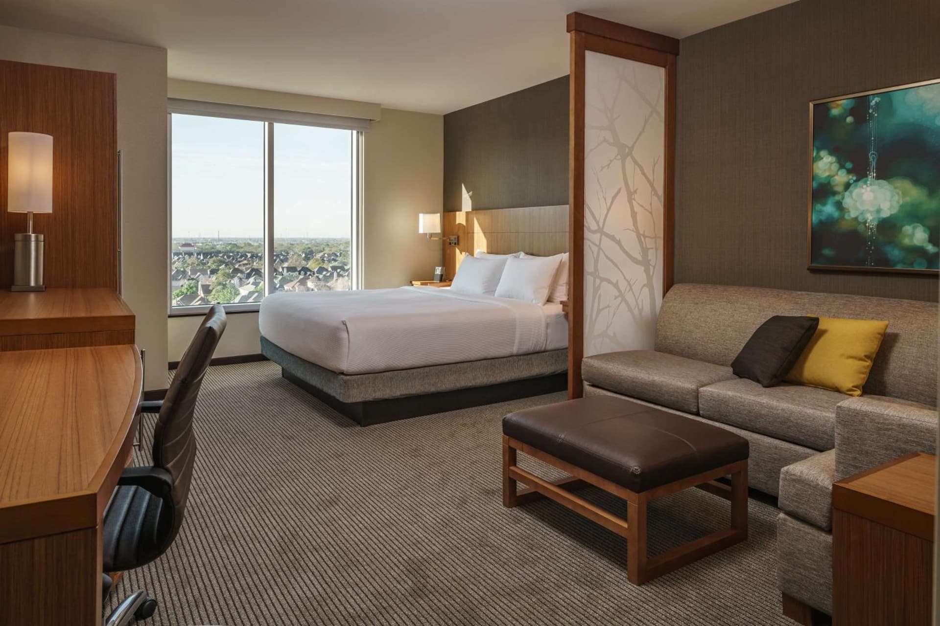 Queen Room with Two Queen Beds and Sofa Bed - High Floor at Hyatt Place Houston Galleria in Houston, TX