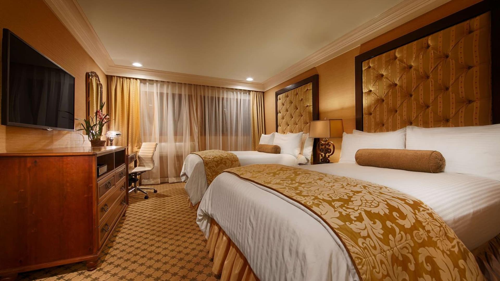 Double Room with 2 Double Beds - Non-Smoking at Best Western Plus Sunset Plaza Hotel in Los Angeles, CA