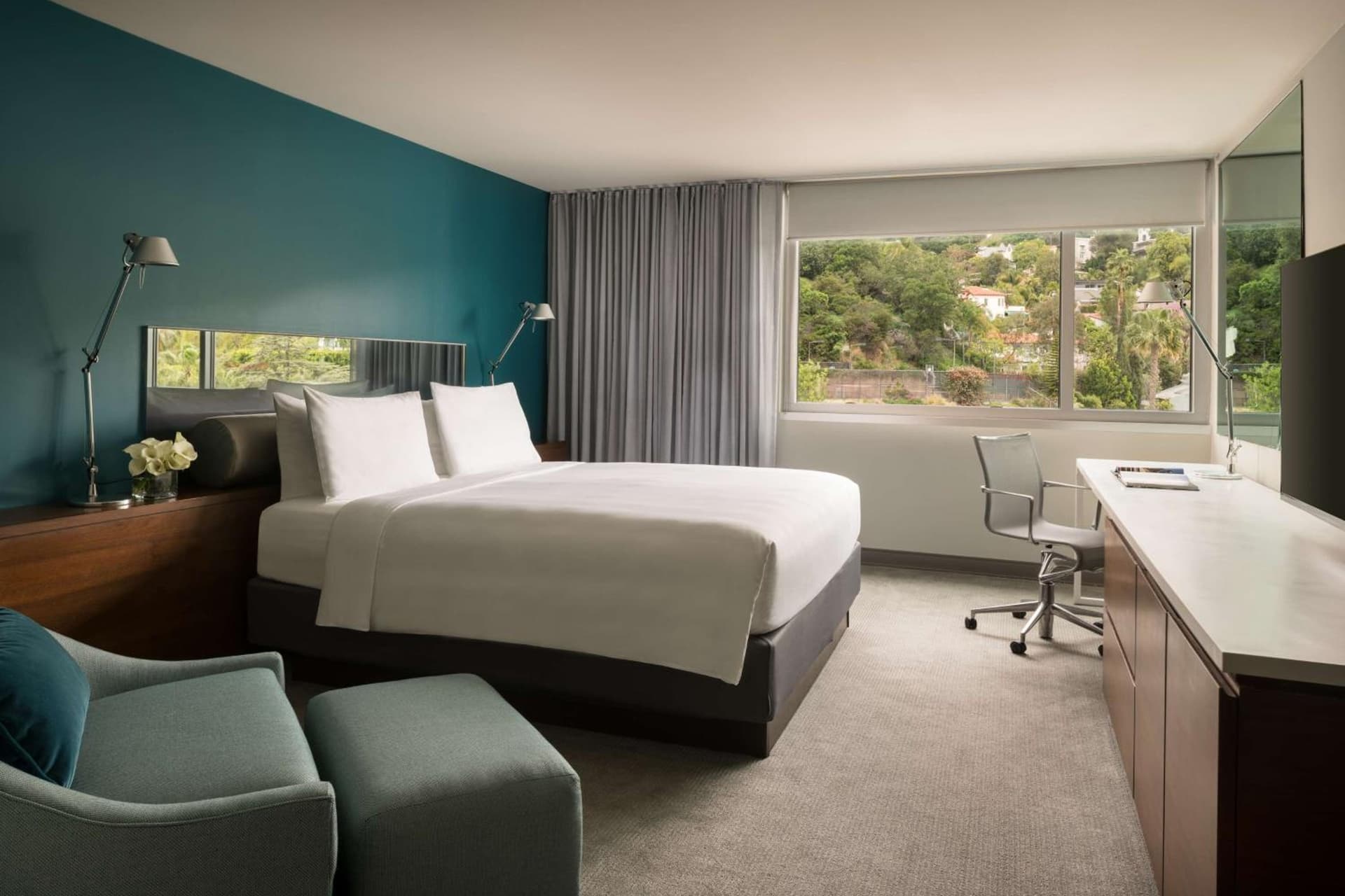 King Room with Hollywood Hills View at Andaz West Hollywood, By Hyatt in Los Angeles, CA