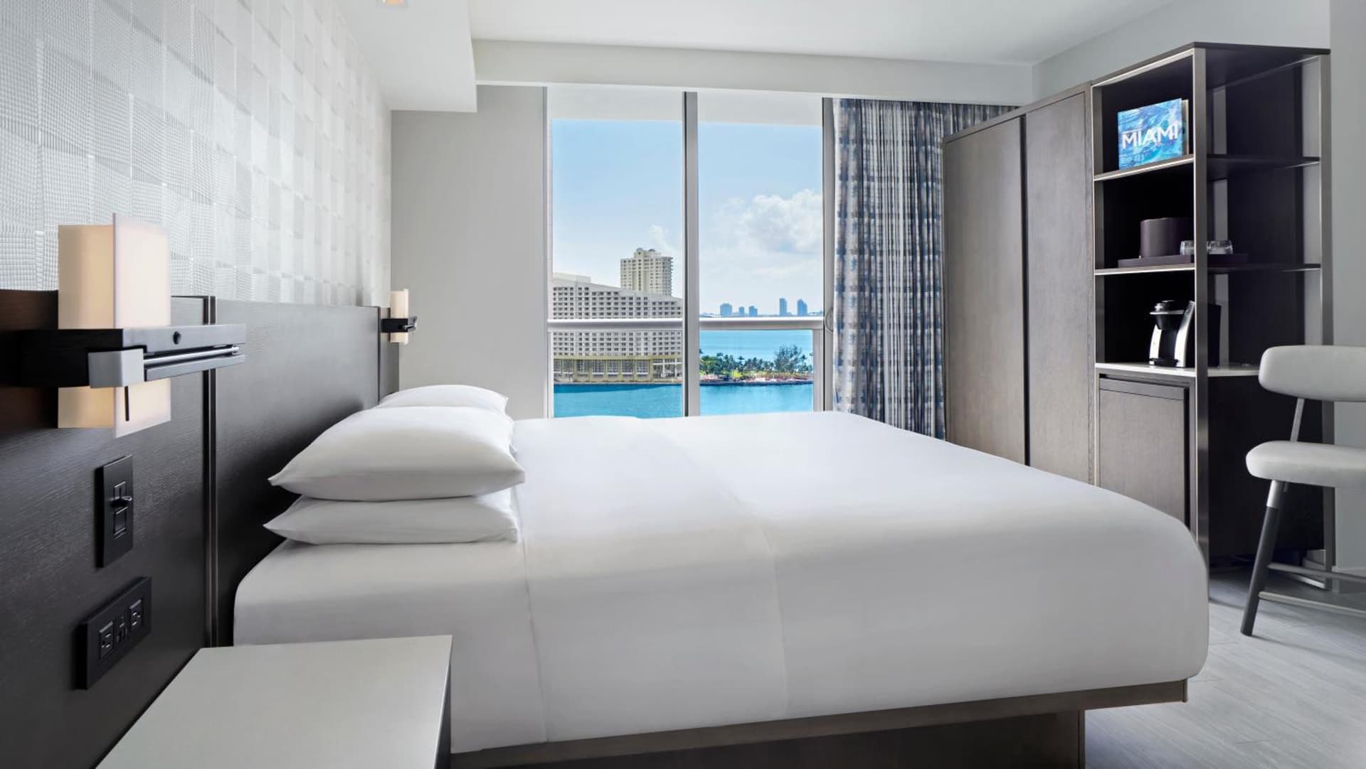 King Room with Balcony and Bay View at Hyatt Centric Brickell Miami in Miami, FL