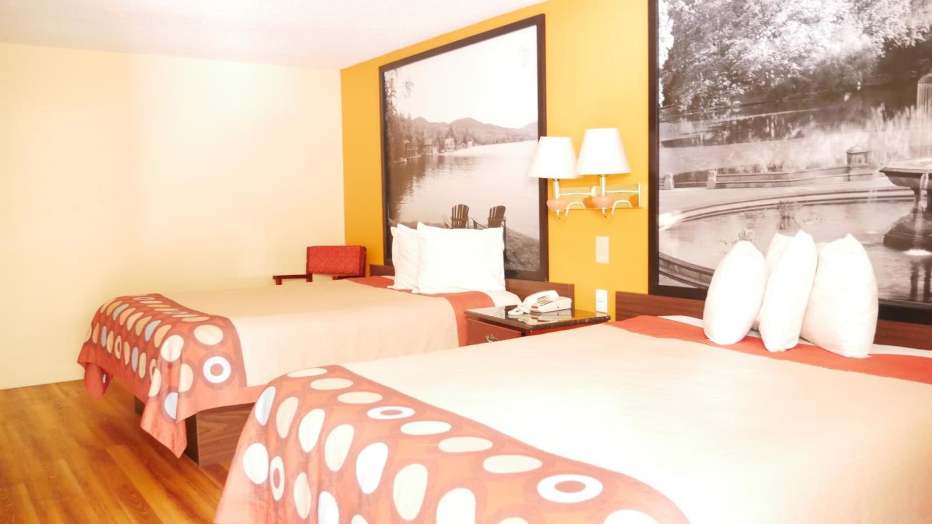 Queen Room with Two Queen Beds - Non-Smoking at Super 8 by Wyndham North Bergen NJ/NYC Area in North Bergen