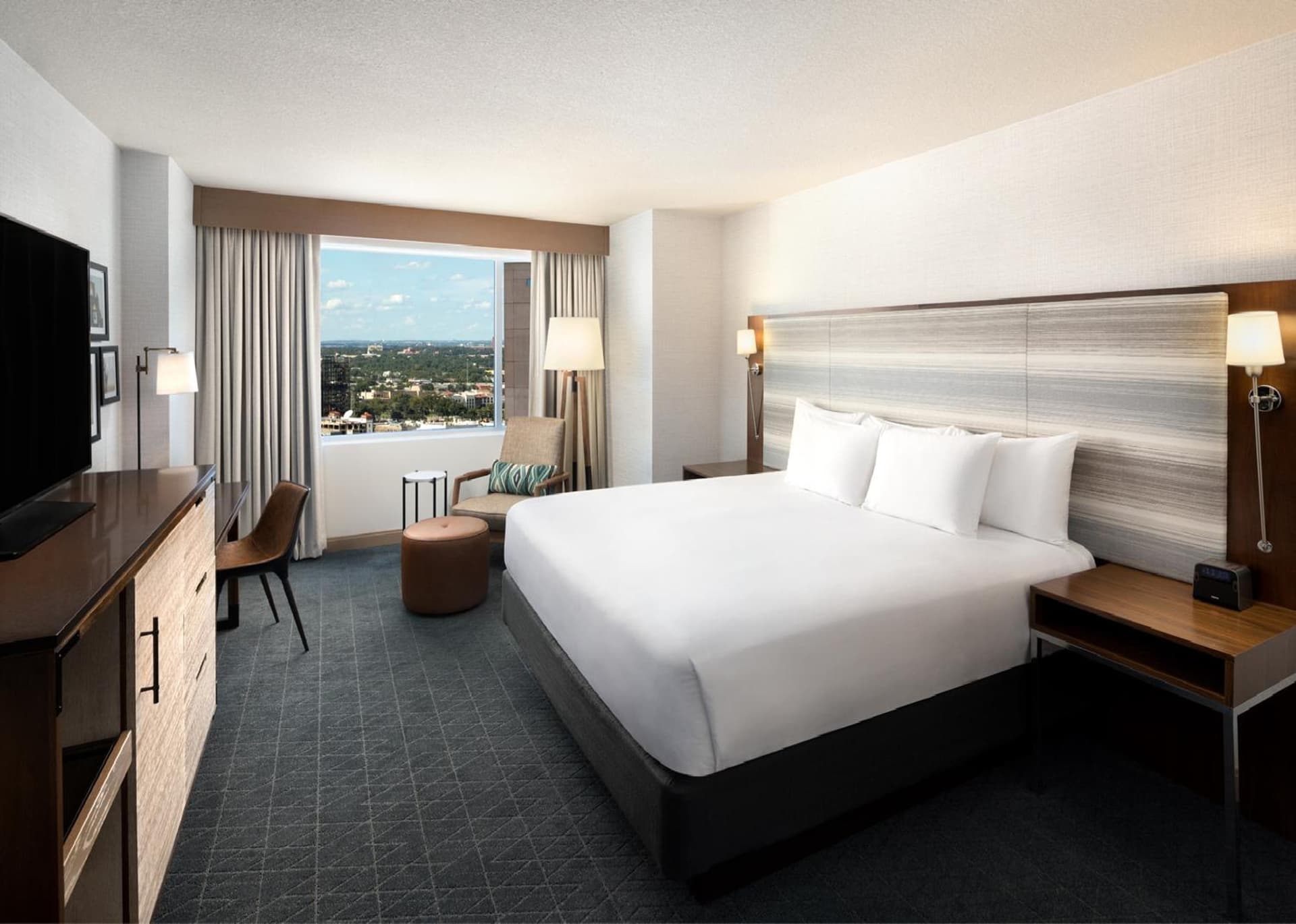 King Room with Accessible Shower - Disability Access at Grand Hyatt San Antonio River Walk in San Antonio, TX