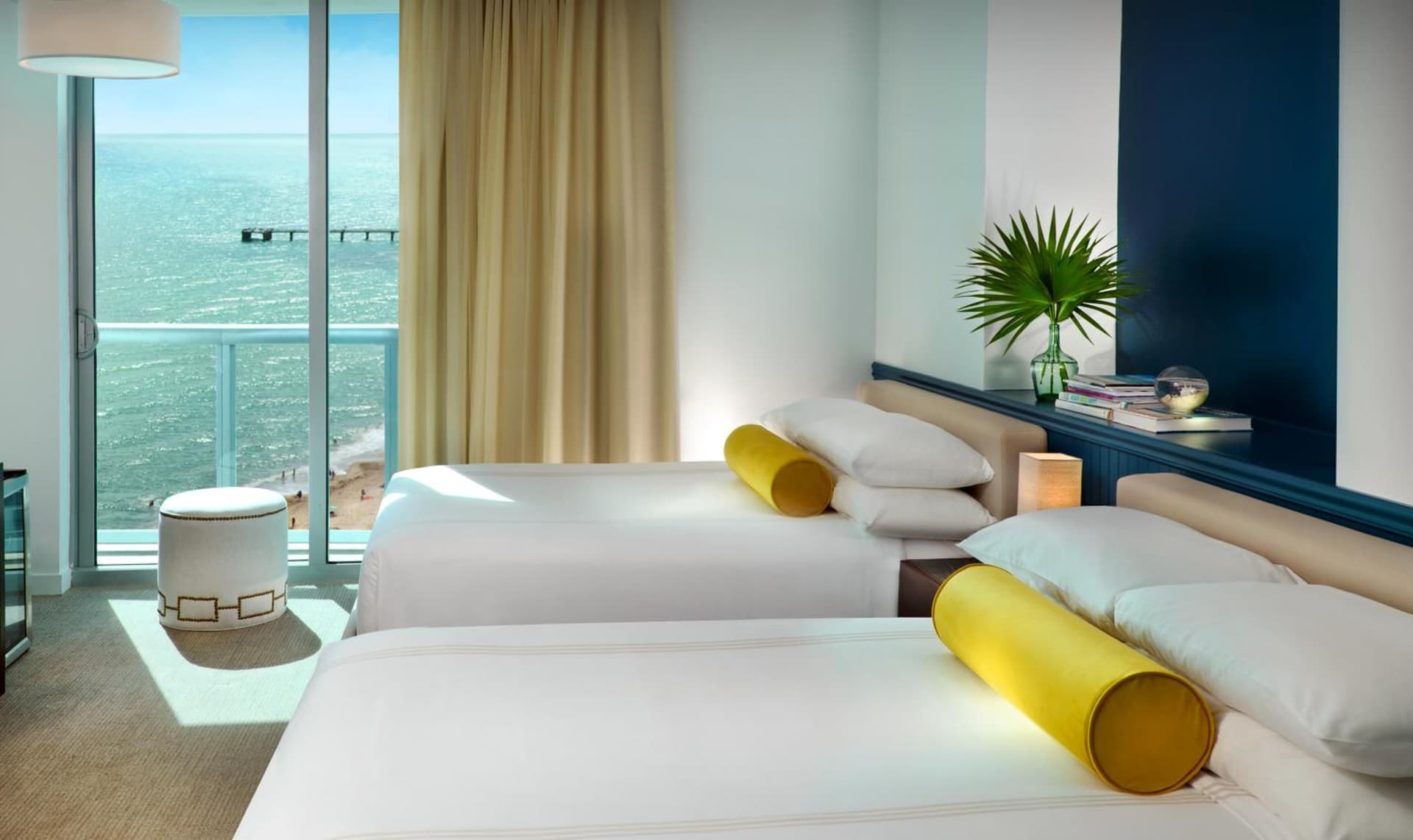 Partial Ocean View Double at Sole Miami, A Noble House Resort in Miami Beach, FL