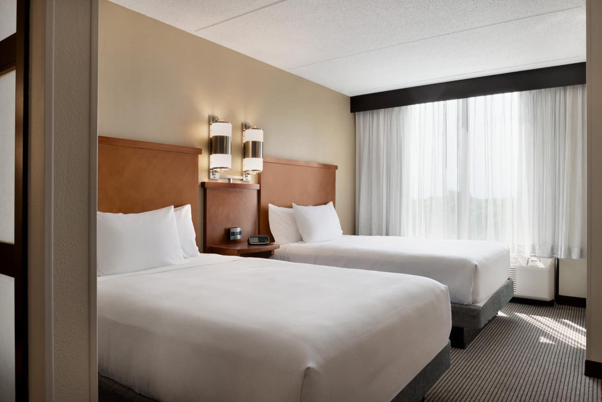 Double Room with Two Double Beds and Sofa Bed at Hyatt Place Chicago Hoffman Estates in Hoffman Estates, IL
