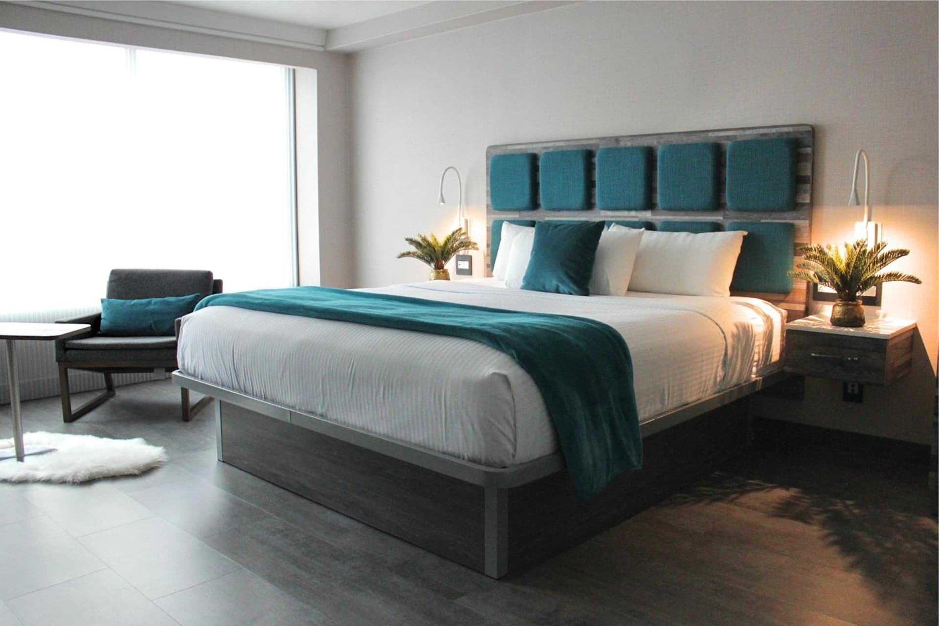 Signature Collection 1 King Bed at Hotel Le Bleu in Brooklyn, NY