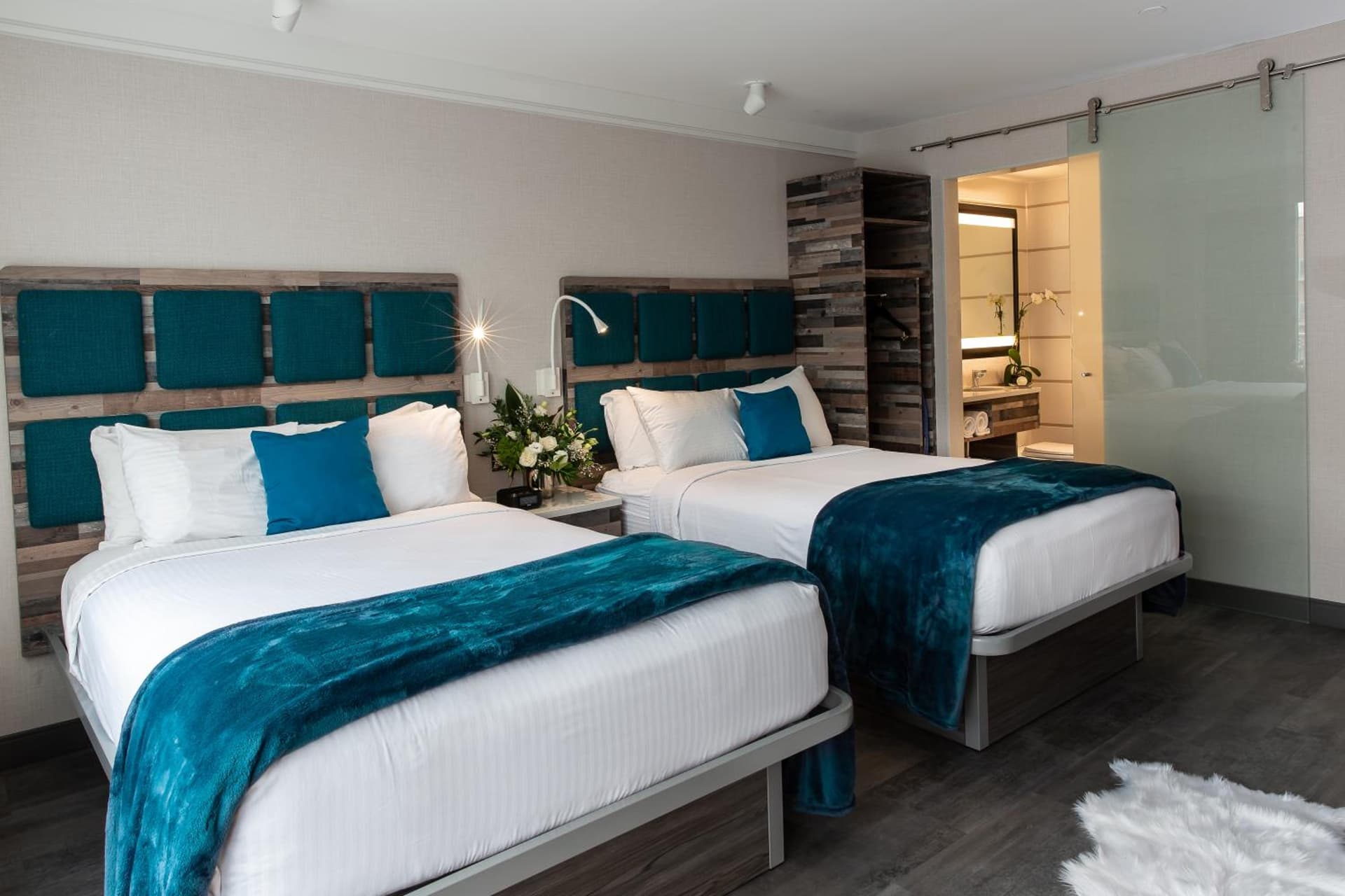 Signature Collection 2 Double Beds at Hotel Le Bleu in Brooklyn, NY