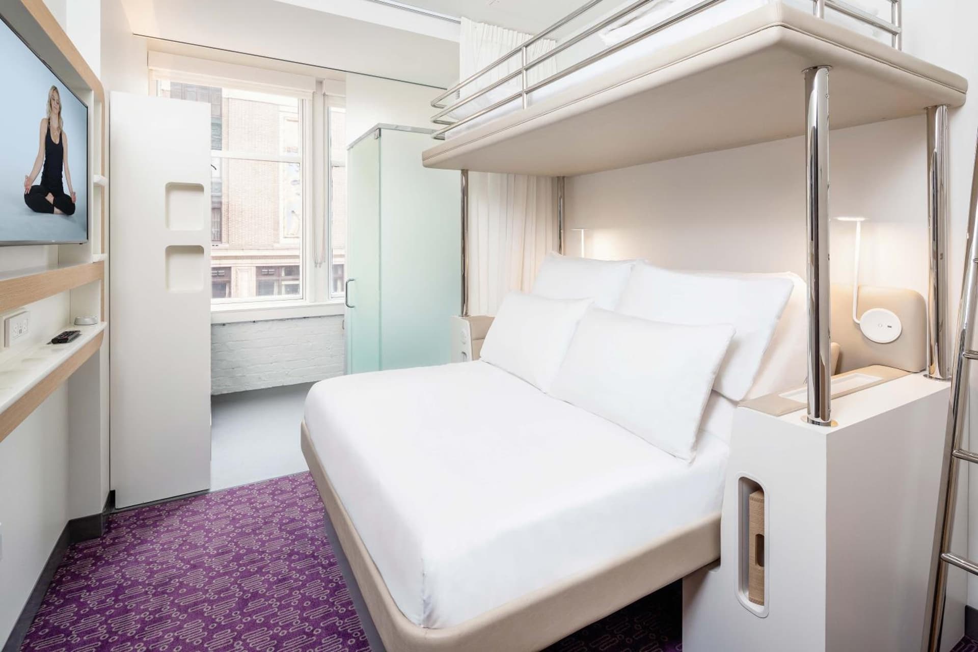 Premium Queen Room with Bunk Bed at Yotel San Francisco in San Francisco, CA