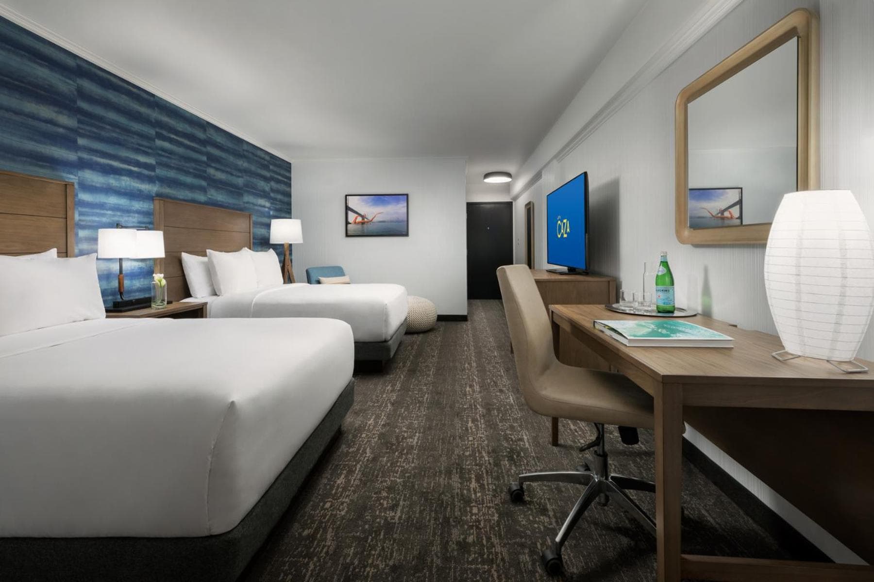 Deluxe Queen Room with Two Queen Beds - Disability Access at Hotel Caza in San Francisco, CA