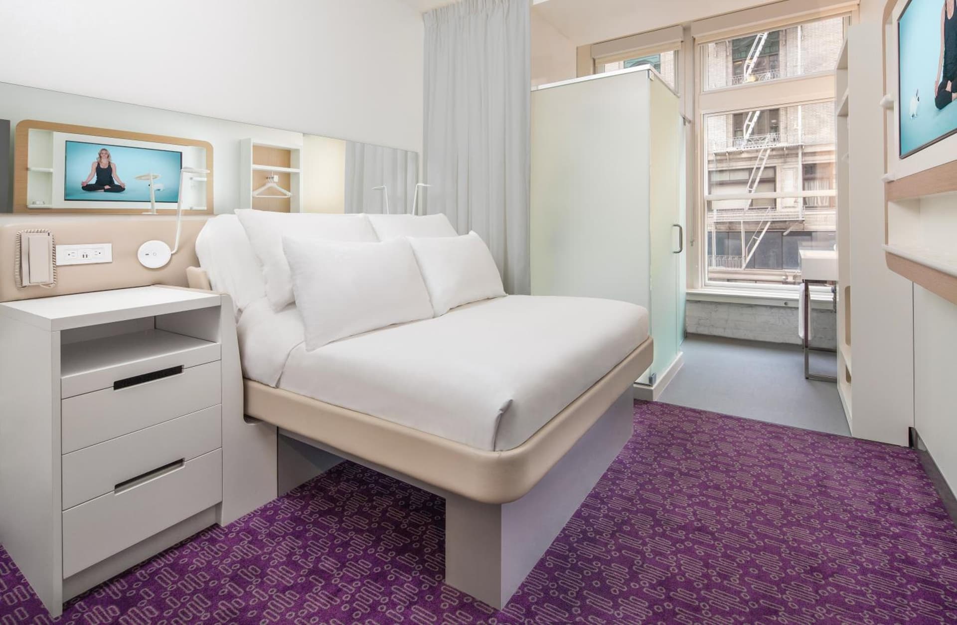 Premium Queen View Room at Yotel San Francisco in San Francisco, CA