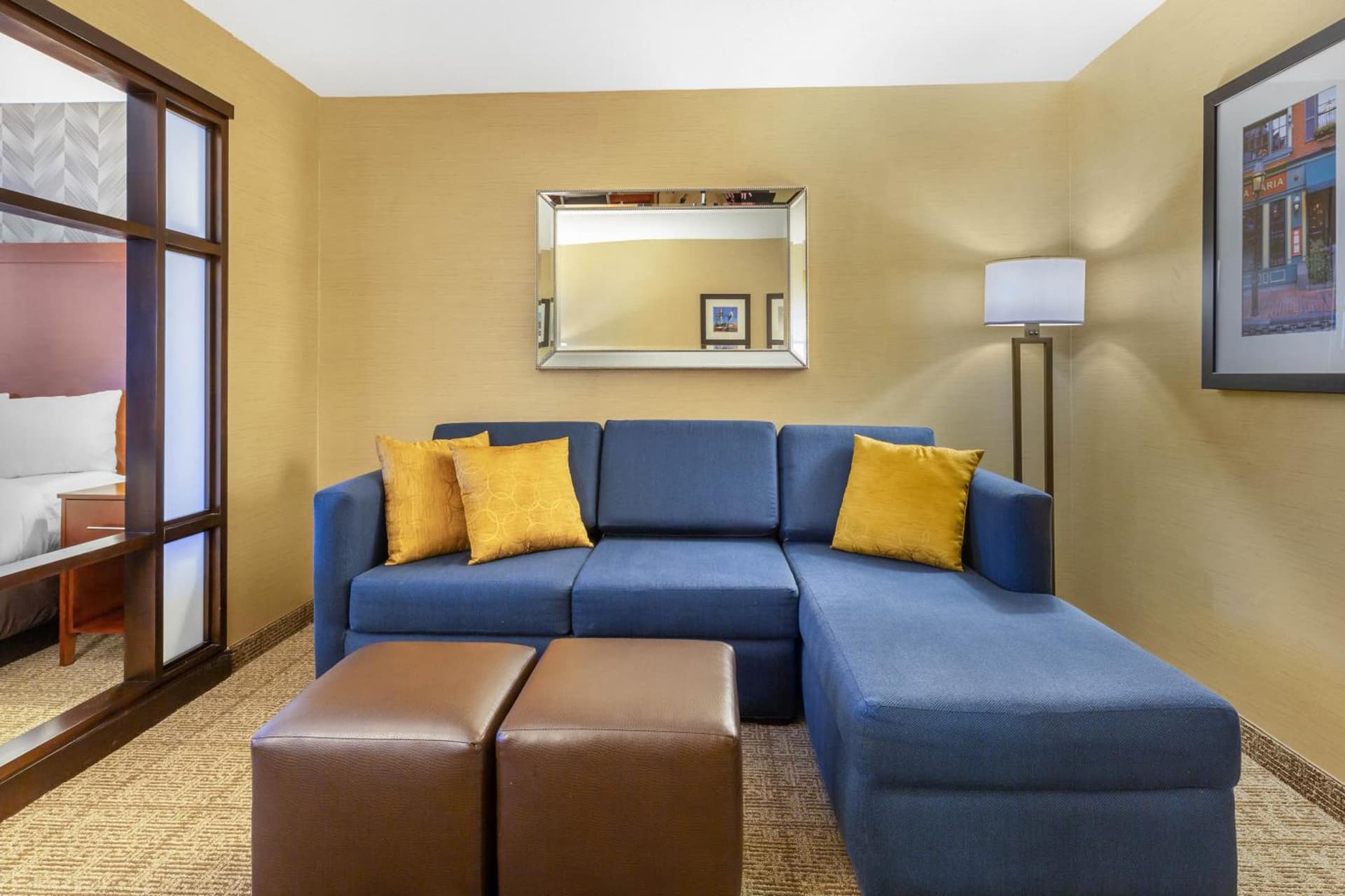 King Suite with Sofa Bed at Comfort Inn & Suites Logan International Airport in Revere, MA