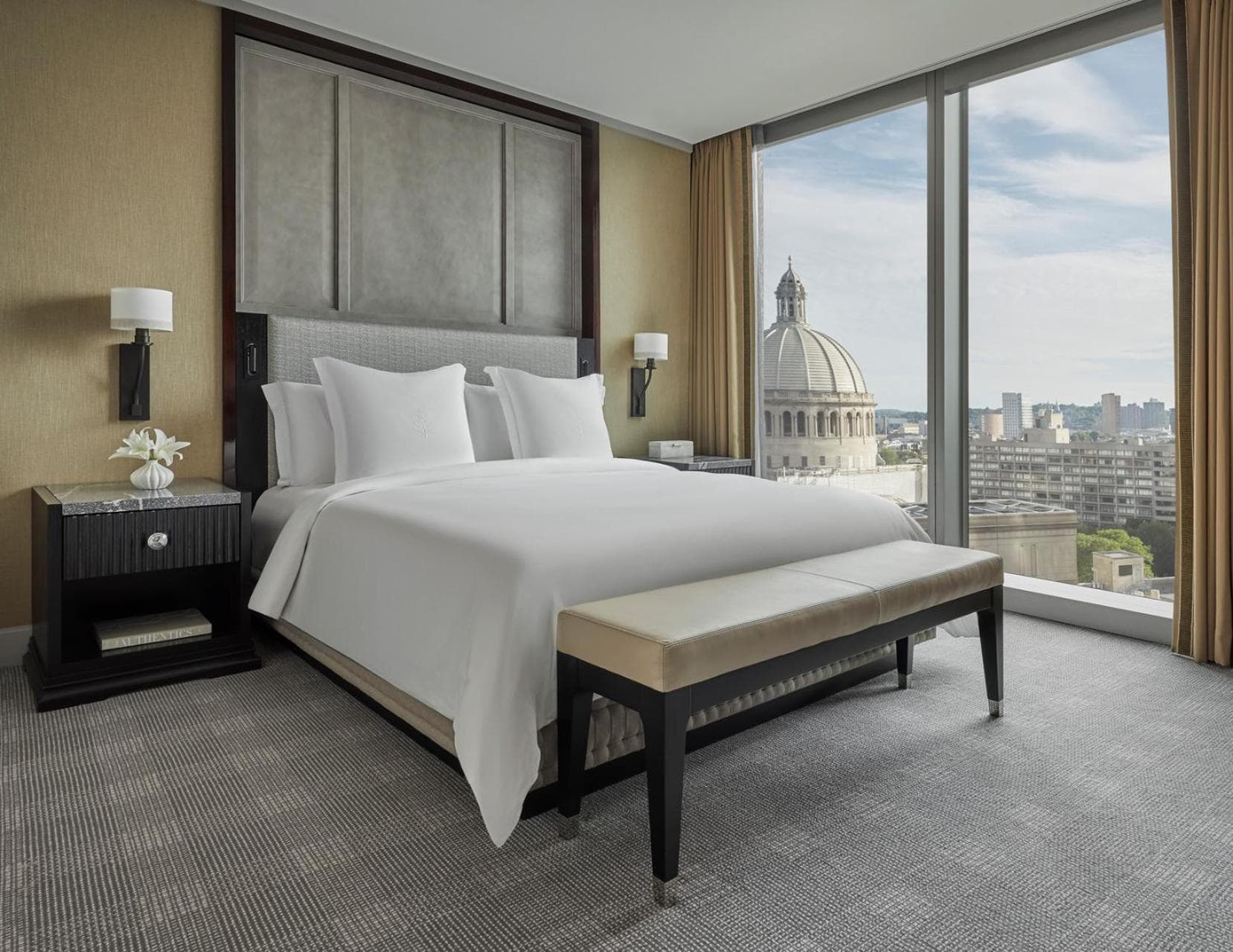 Executive Accessible Suite at Four Seasons Hotel One Dalton Street, Boston in Boston, MA